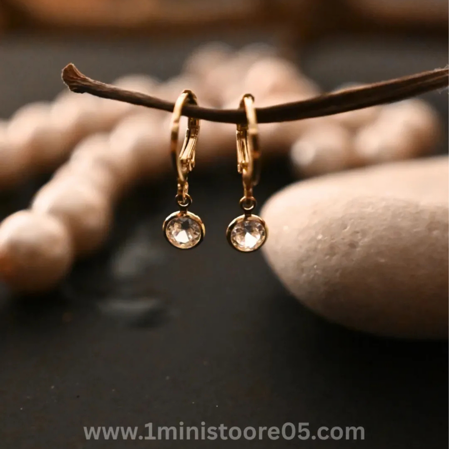 New hoops!  These gold hoop earrings