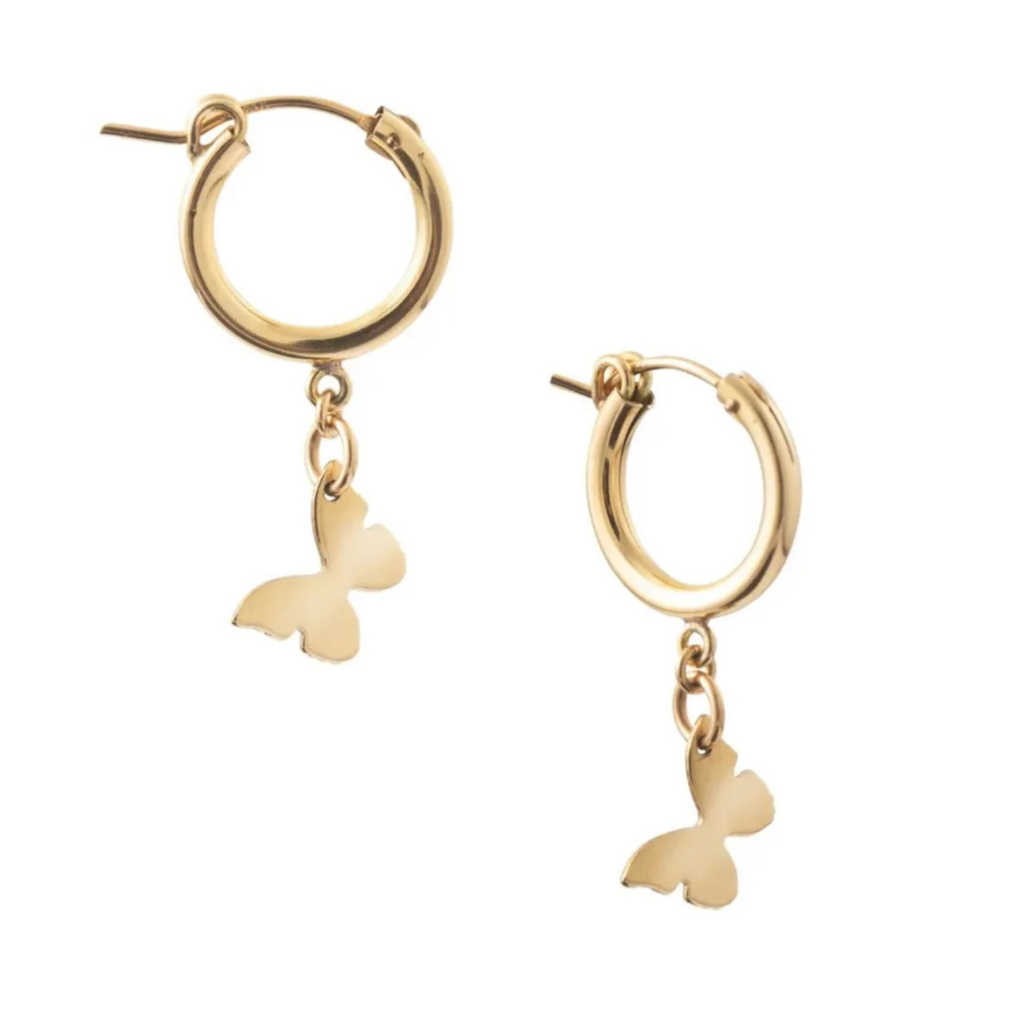 The butterfly earrings