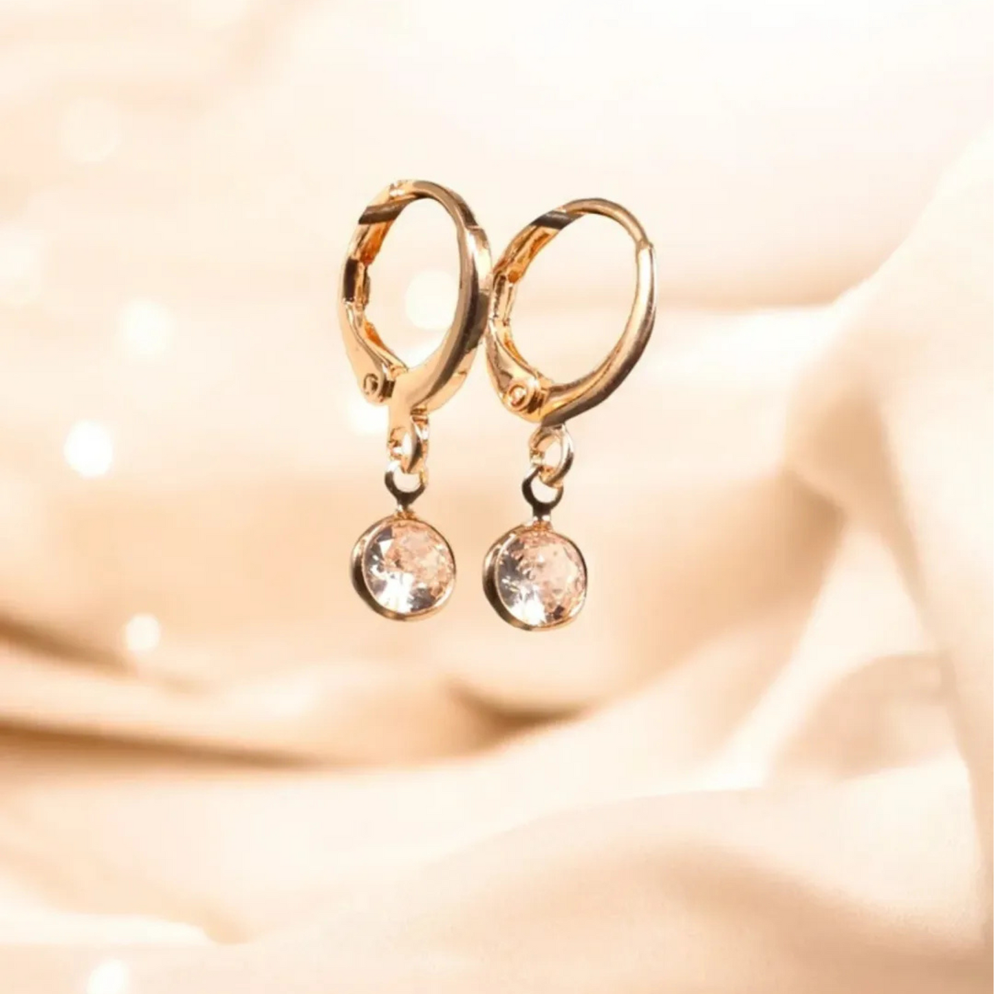 New hoops!  These gold hoop earrings